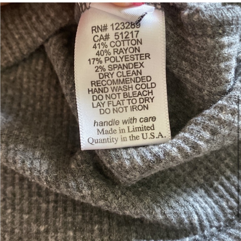 Grey Long Sleeve Top - Picture 4 of 5